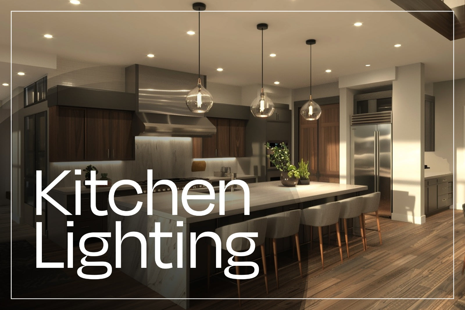 The Lights of Kitchen using Super Tech Lights