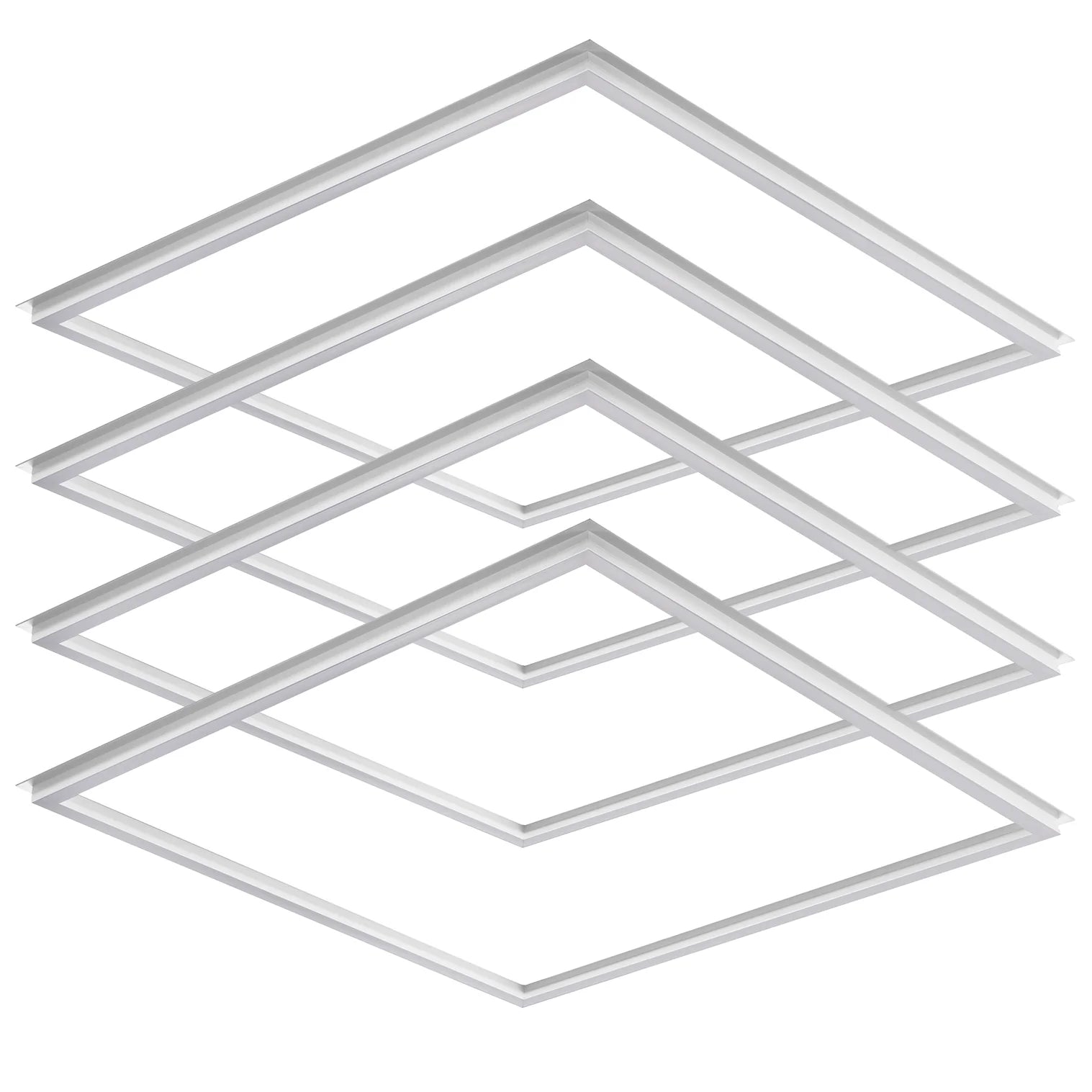 2x2 T-Bar LED Grid Light 6 Pack – 20/30/40W Selectable, 5CCT, 0-10V, ETL DLC - GFL22M40WXXK