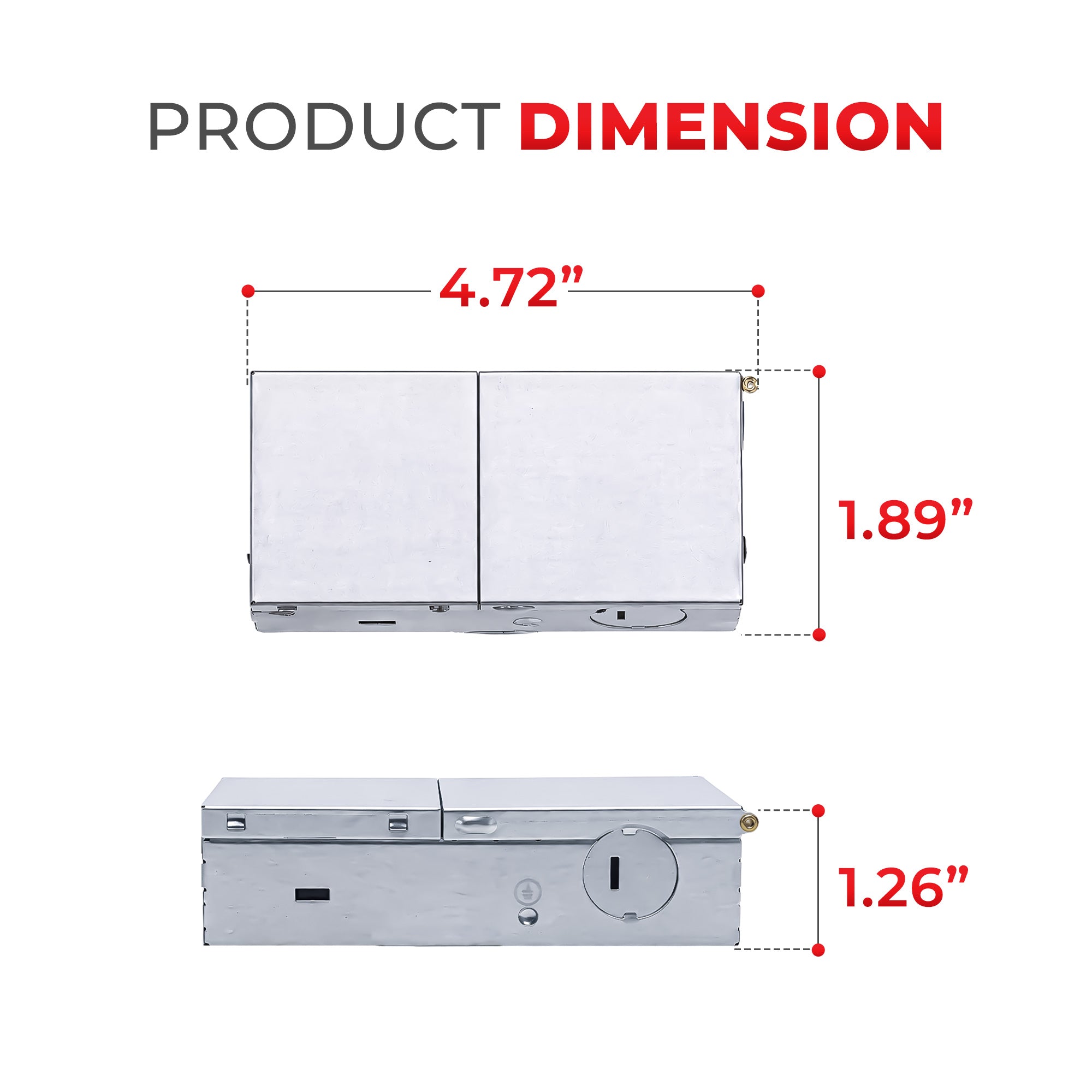 2" Architectural LED Recessed Downlight – COB, Selectable CCT, Round/Square