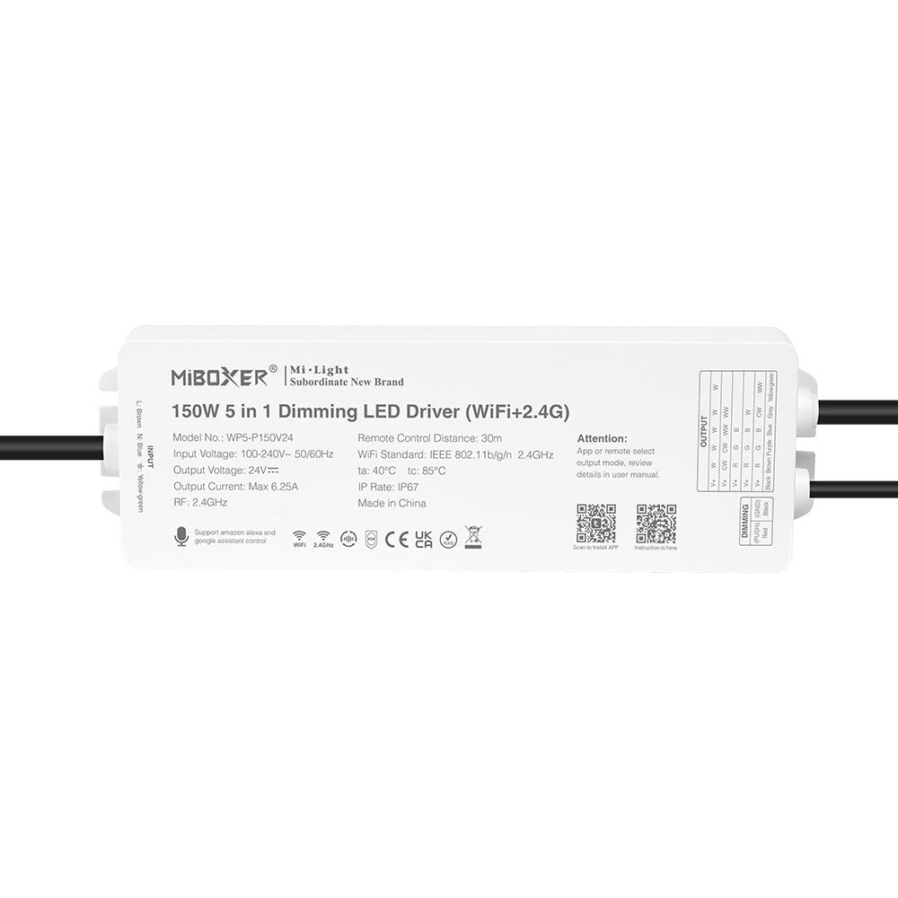 5 in 1 Dimming LED Driver | WP5-P150V24