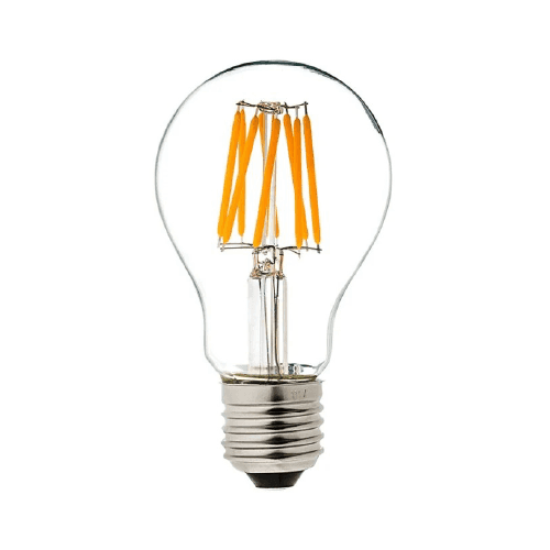 Vintage A19 7W Filament Light Bulb 500 Lumens - UL Listed