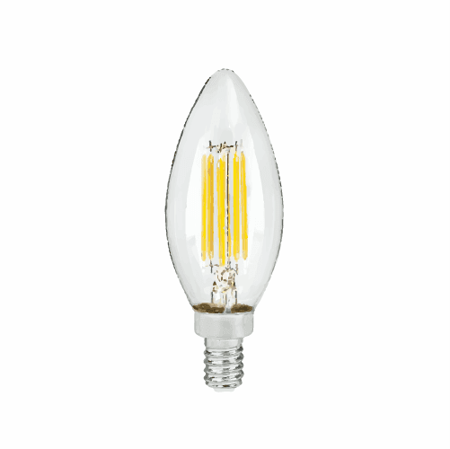Vintage Candelabra 4.5W Filament Light Bulb 325 Lumens E12 Base - UL Listed