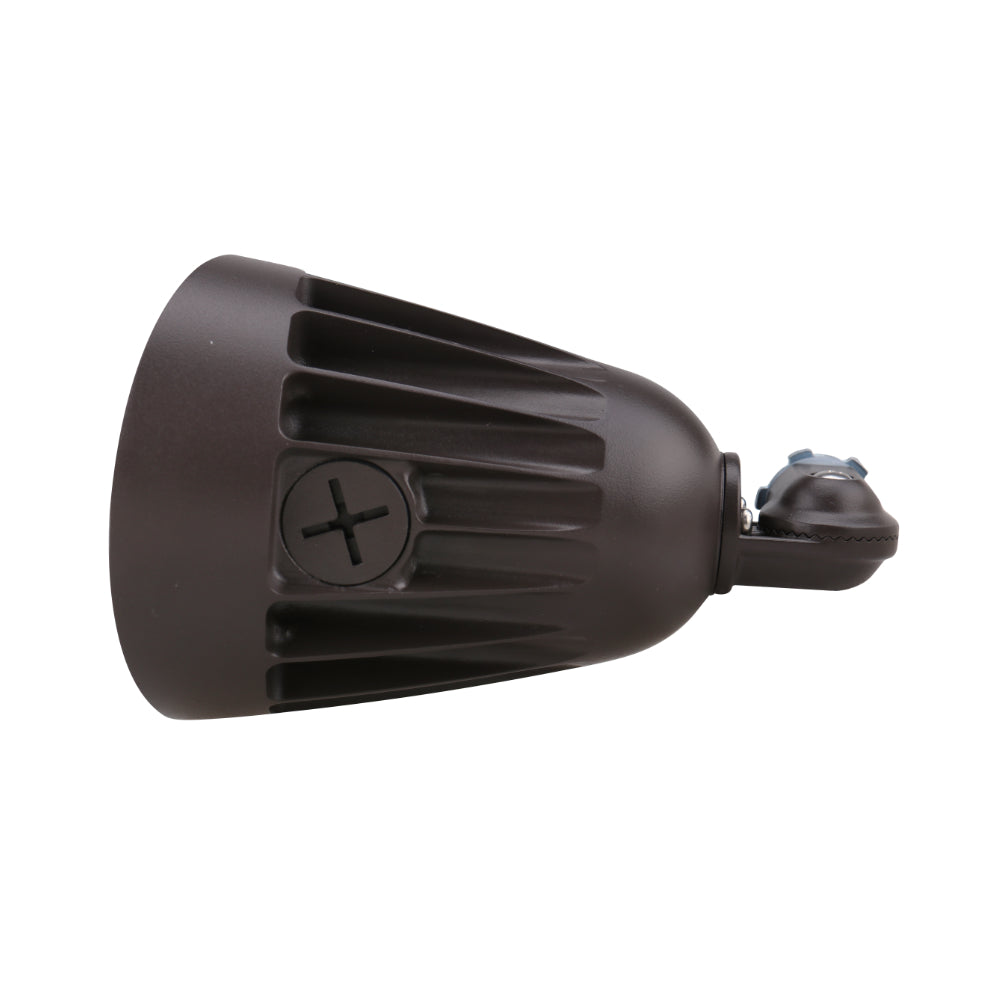 25W Selectable LED Landscape Bullet Flood Light – 15/20/25W, 3CCT, Integrated Photocell, UL/DLC Listed