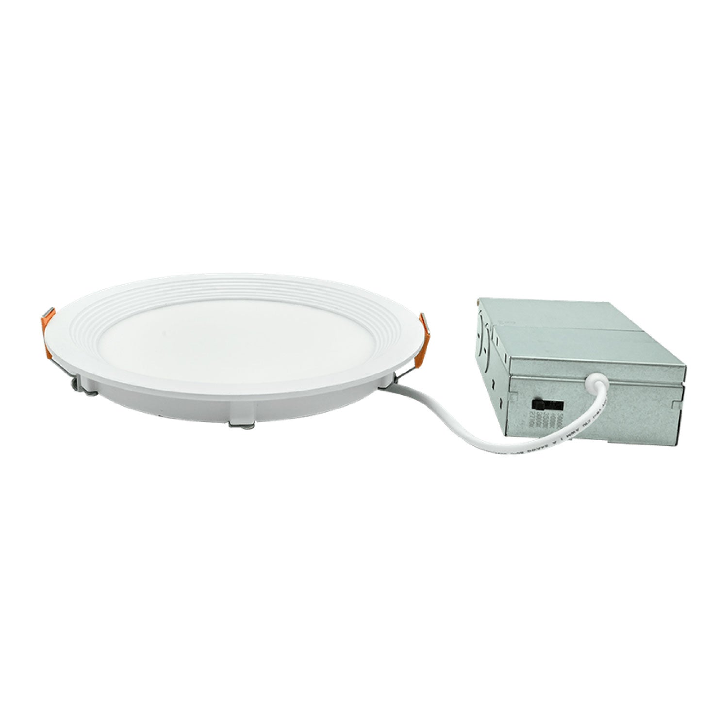 6" Slim Canless LED Downlight – Baffle Trim, Selectable 5CCT, 12W, ETL Listed