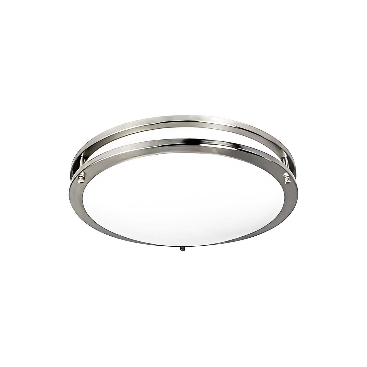 14" 20W Flush Mount Brushed Nickel Ceiling Light - 1400 lumens - 3CCT - ETL