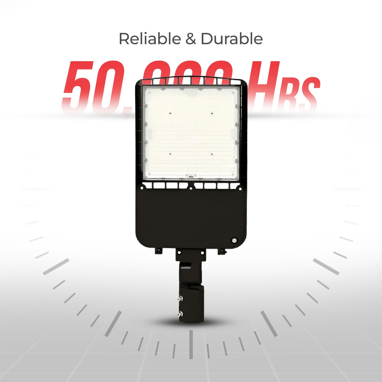 Adjustable LED Parking Lot Light 200/240/300W, 3CCT 39000 Lumens Security Area Light - 480V Available - UL DLC Listed - SZ-PK300W