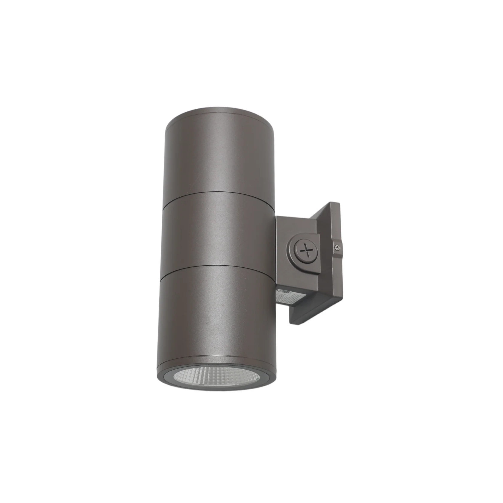LED Outdoor Cylinder Wall Fixture | Up/Down/Full Light | Selectable Wattage & CCT | 20W or 35W | 0-10V Dim | IP65 | UL Listed