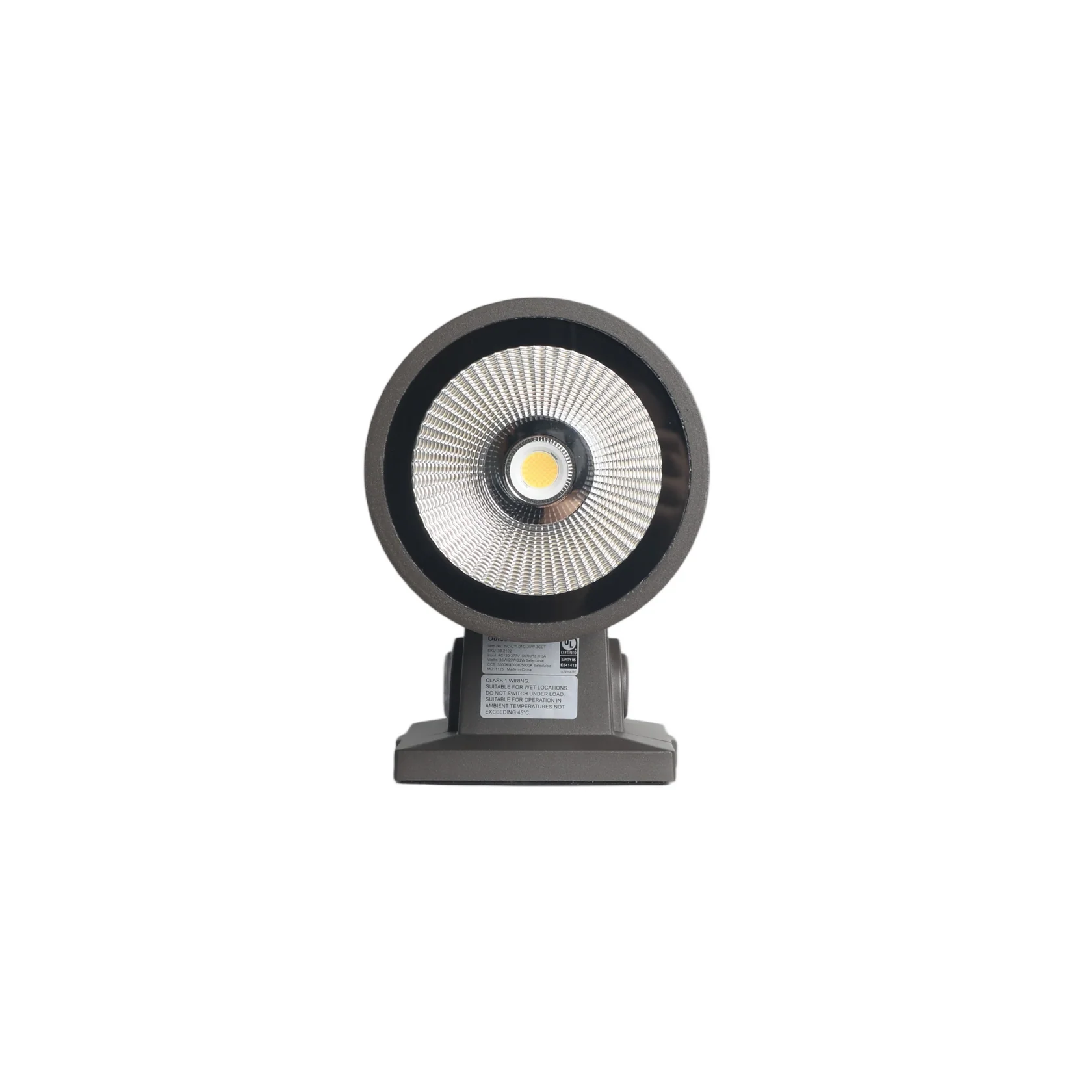 LED Outdoor Cylinder Wall Fixture | Up/Down/Full Light | Selectable Wattage & CCT | 20W or 35W | 0-10V Dim | IP65 | UL Listed