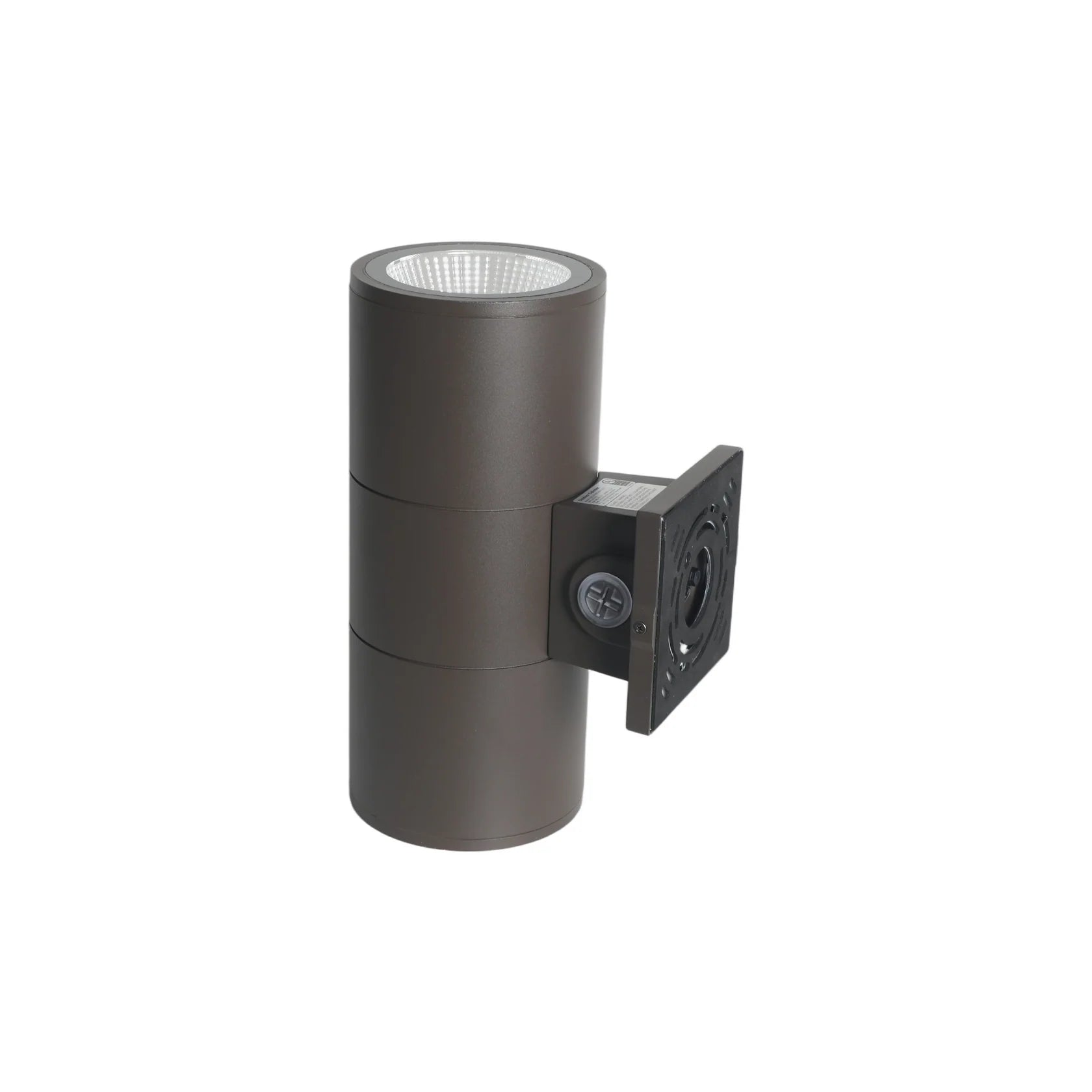 LED Outdoor Cylinder Wall Fixture | Up/Down/Full Light | Selectable Wattage & CCT | 20W or 35W | 0-10V Dim | IP65 | UL Listed