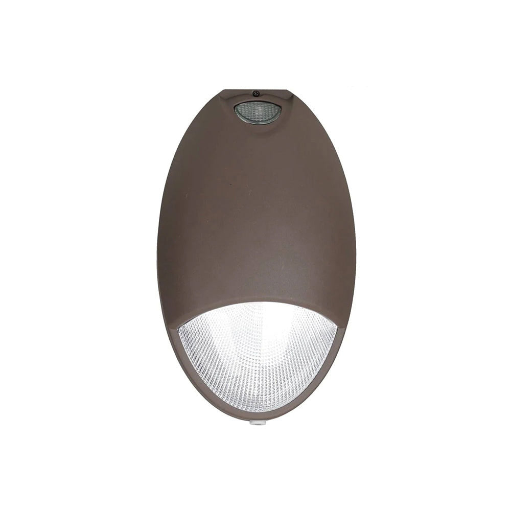12W Wall Mounted Emergency Wall Pack Light - 4.5W on Battery - 90 Minutes Runtime - 5000K