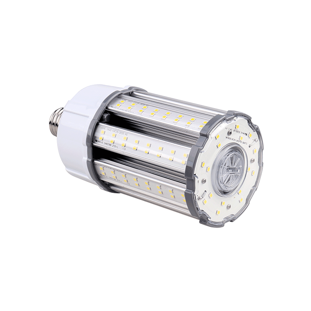 36W/27W/18W - Adjustable LED Corn Cob - 5000K - IP64, UL Listed, E39 Base