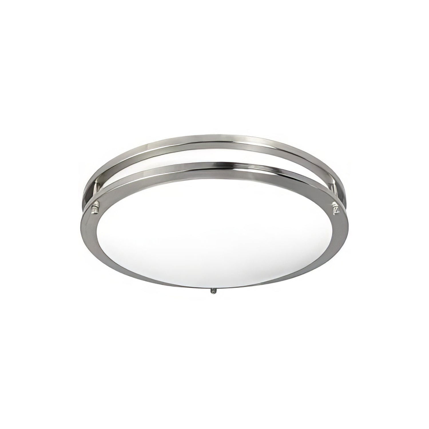 16" 25W Flush Mount Brushed Nickel Ceiling Light - 1750 lumens - 3CCT - ETL