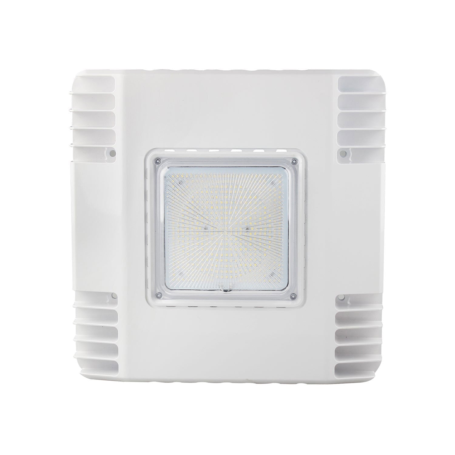150W LED Drop Lens Canopy Light for Gas Stations - 5700K UL DLC Listed