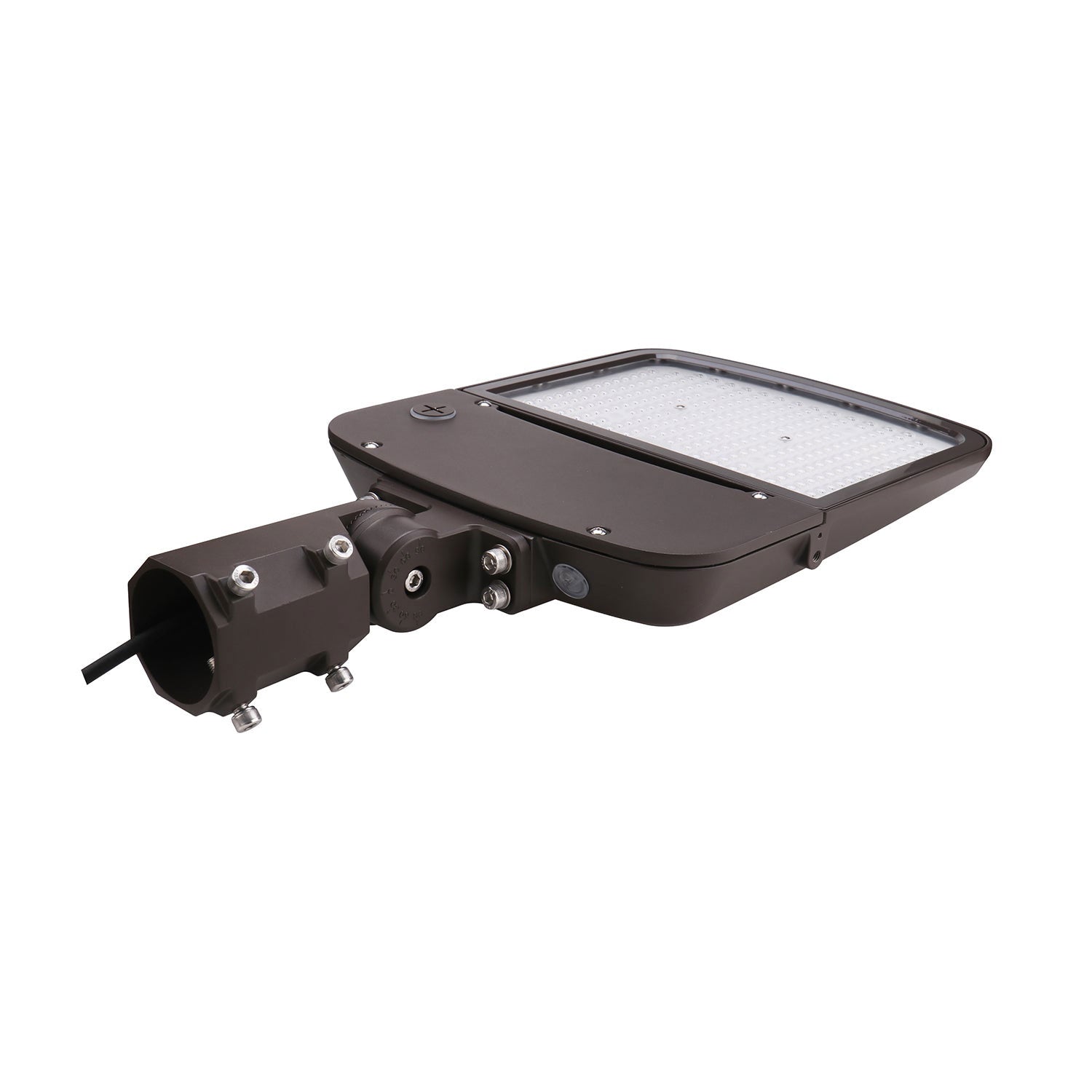 LED Shoebox Area Light | Selectable 100W/120W/150W | 3000K/4000K/5700K CCT | Built-In Photocell | IP65 | cULus DLC