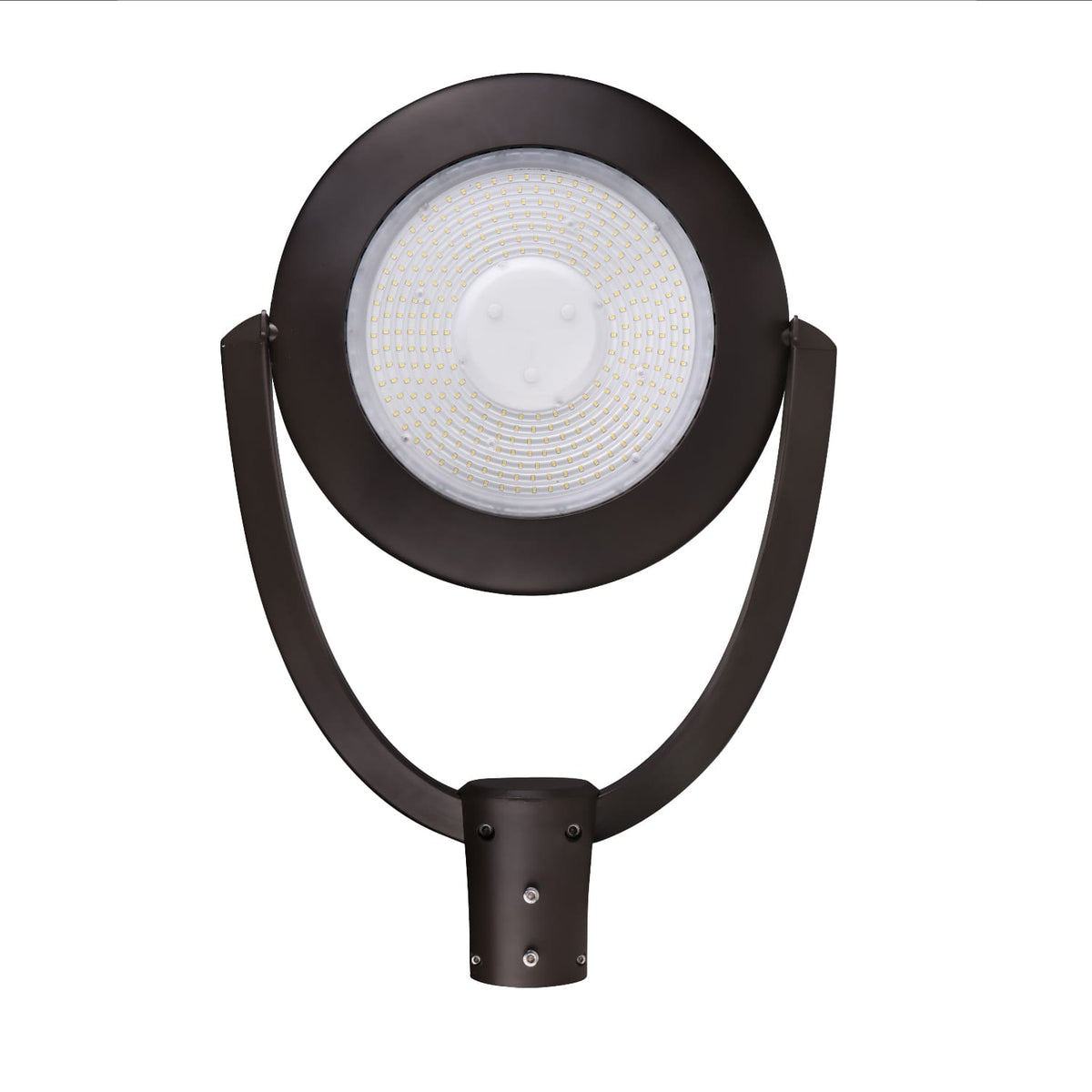 LED Garden Post Top Light, 75W/50W/34W Wattage Selectable, 3CCT, Photocell, 120-277V, UL Certified