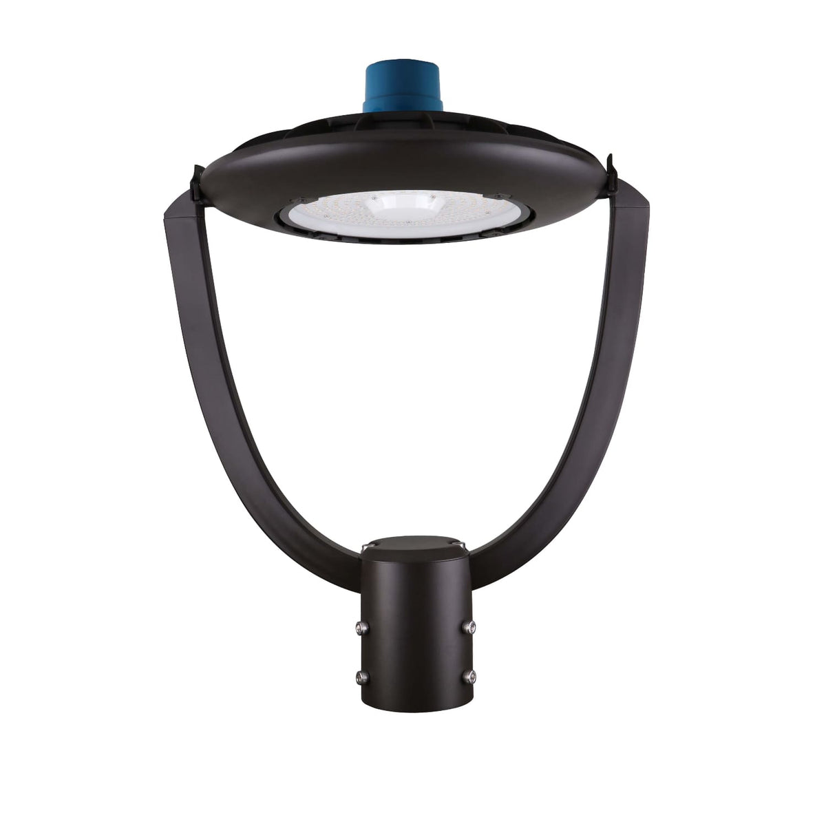 LED Garden Post Top Light, 75W/50W/34W Wattage Selectable, 3CCT, Photocell, 120-277V, UL Certified