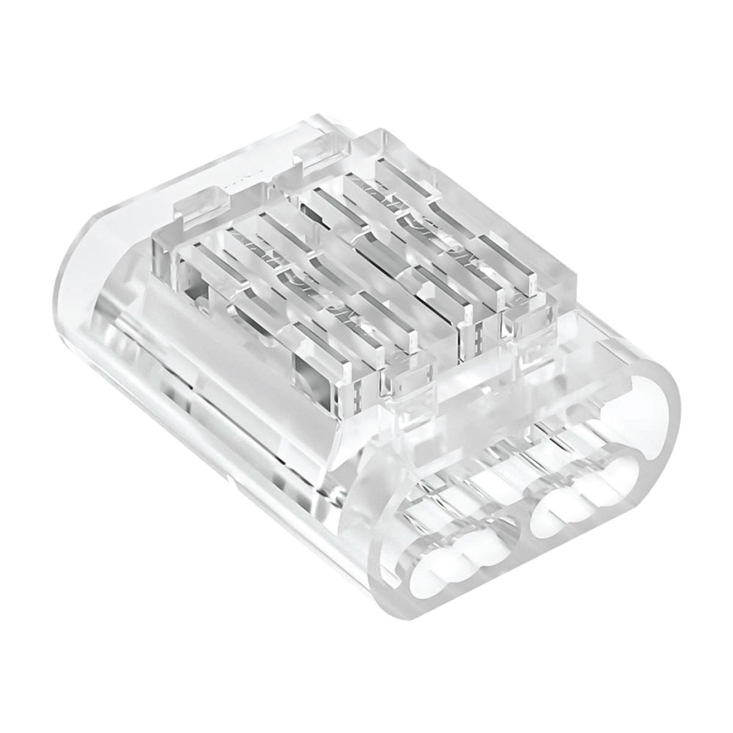 Wire Joint X Connector | 6-Pin, I-Shape, Transparent Housing, 22–20AWG Wire to Wire Connector