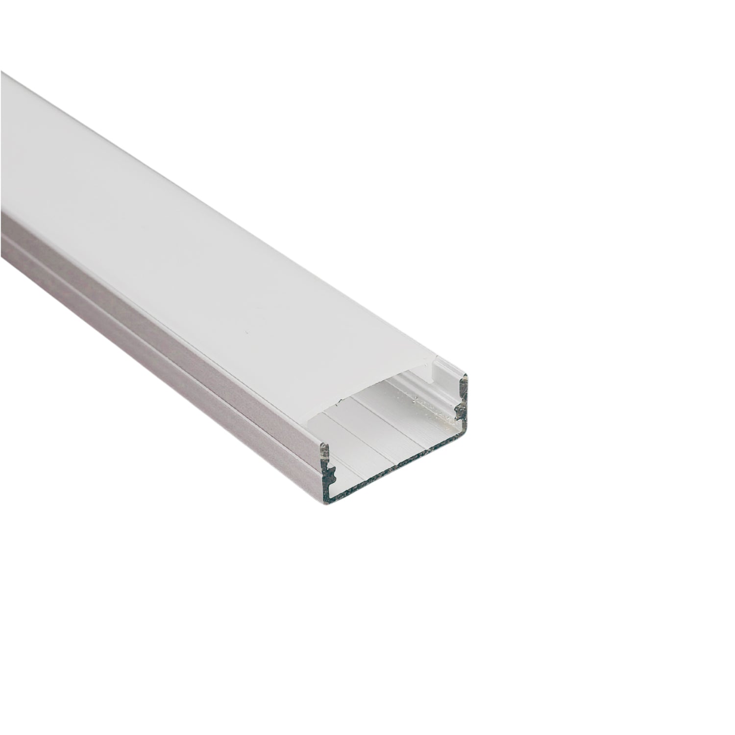 STL-081 – 0.91" Wide U-Shape Aluminum LED Strip Channel, Anodized Silver, Surface Mount, 39" , 5-Pack