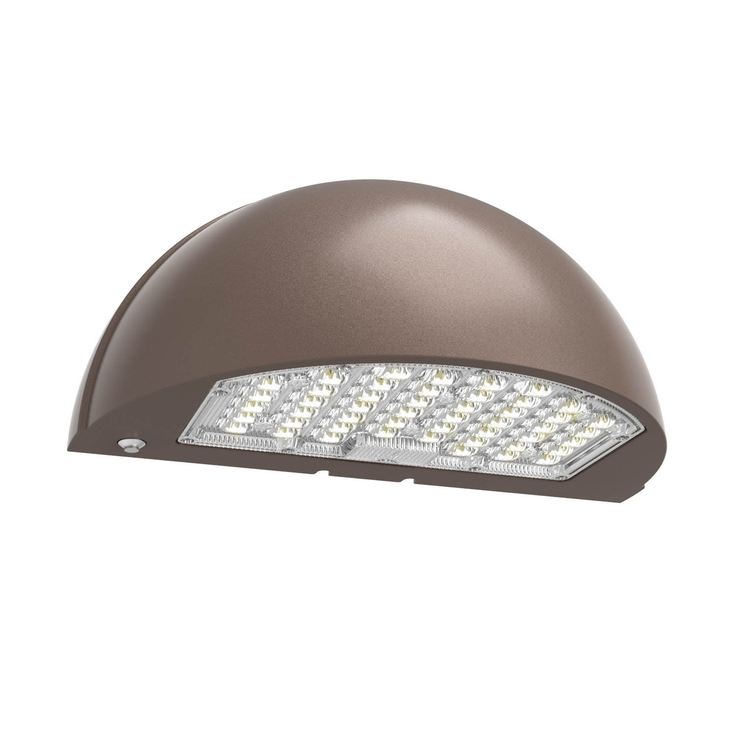 80W Half Moon LED Wall Pack Wattage and CCT Selectable with Photocell | WP-80/64/48W-XXK-P