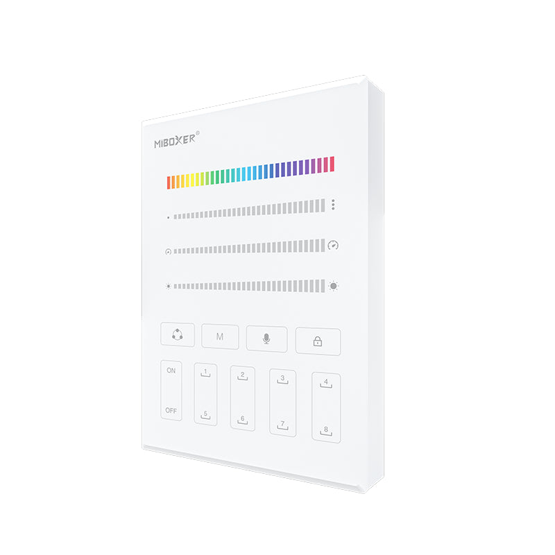 B9 SPI Panel Remote – 2.4G RF Controller, Pixel & Dynamic Mode Control, Scene Saving, Music Mode, 30m Range