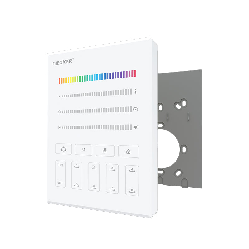 B9 SPI Panel Remote – 2.4G RF Controller, Pixel & Dynamic Mode Control, Scene Saving, Music Mode, 30m Range
