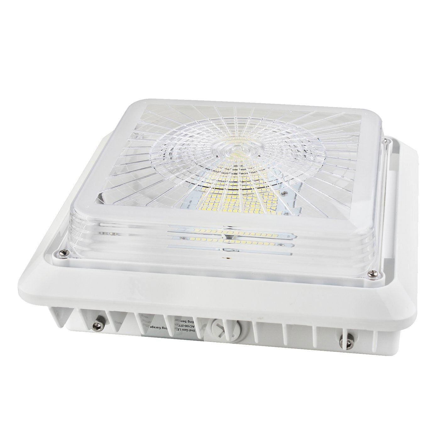 55W Garage Canopy Light for Parking Garages - 5000K - UL/DLC Approved
