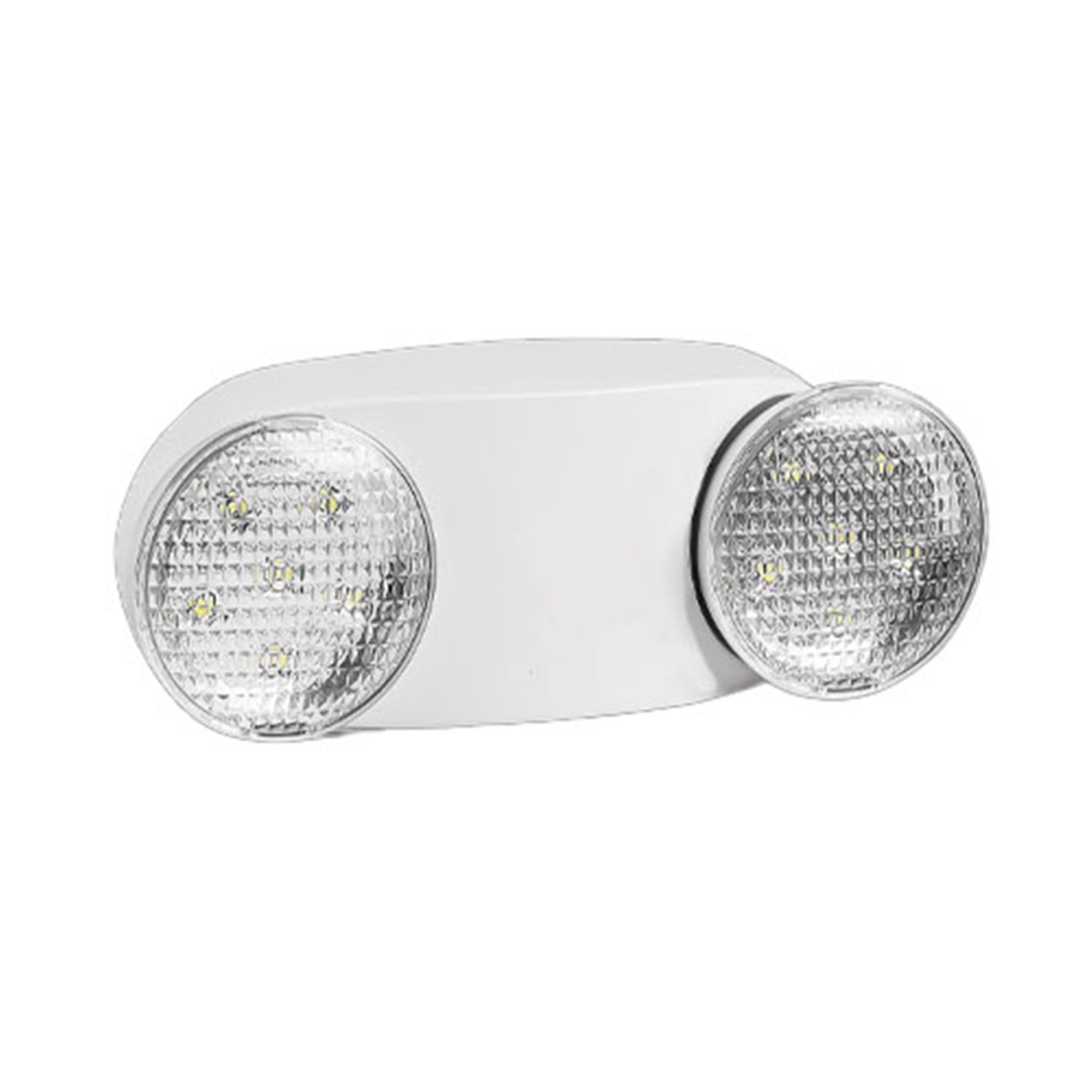 LED Emergency Light - Dual Round Heads - 90+ Minutes Backup - UL Listed