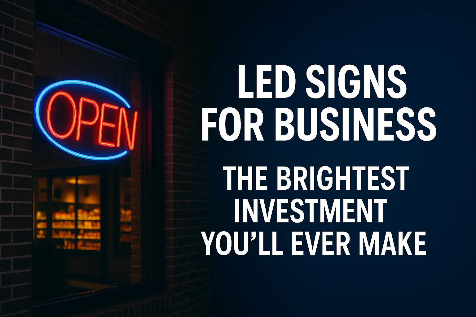 LED Open Signs