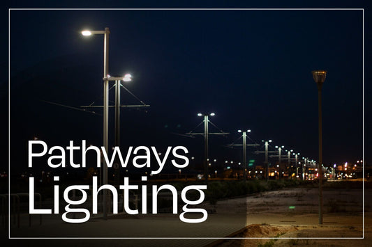 Lighting Pathways using Super Tech Lights