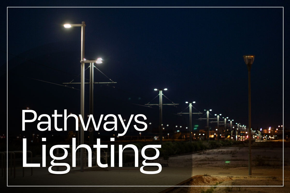 Lighting Pathways using Super Tech Lights