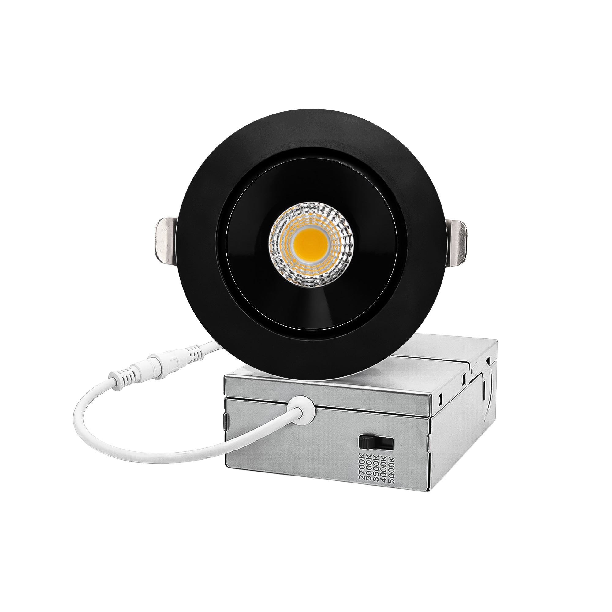 3" Architectural LED Recessed Downlight – COB, Selectable CCT, Round/Square