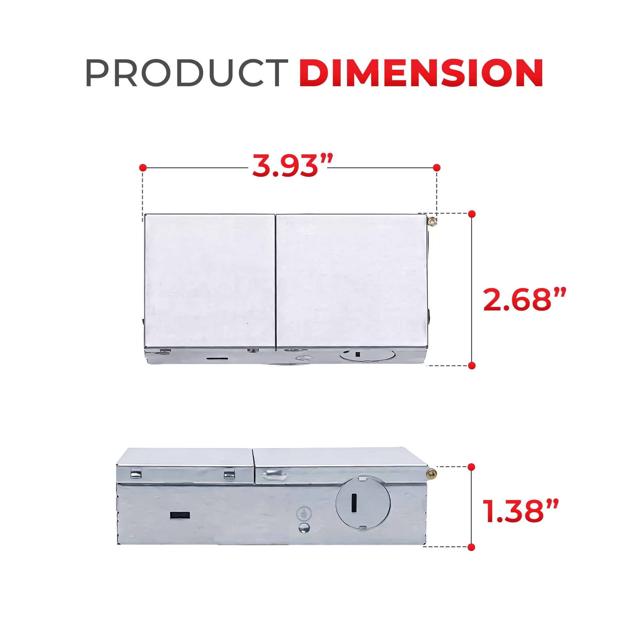 4" Architectural LED Recessed Downlight – COB, Selectable CCT, Round/Square