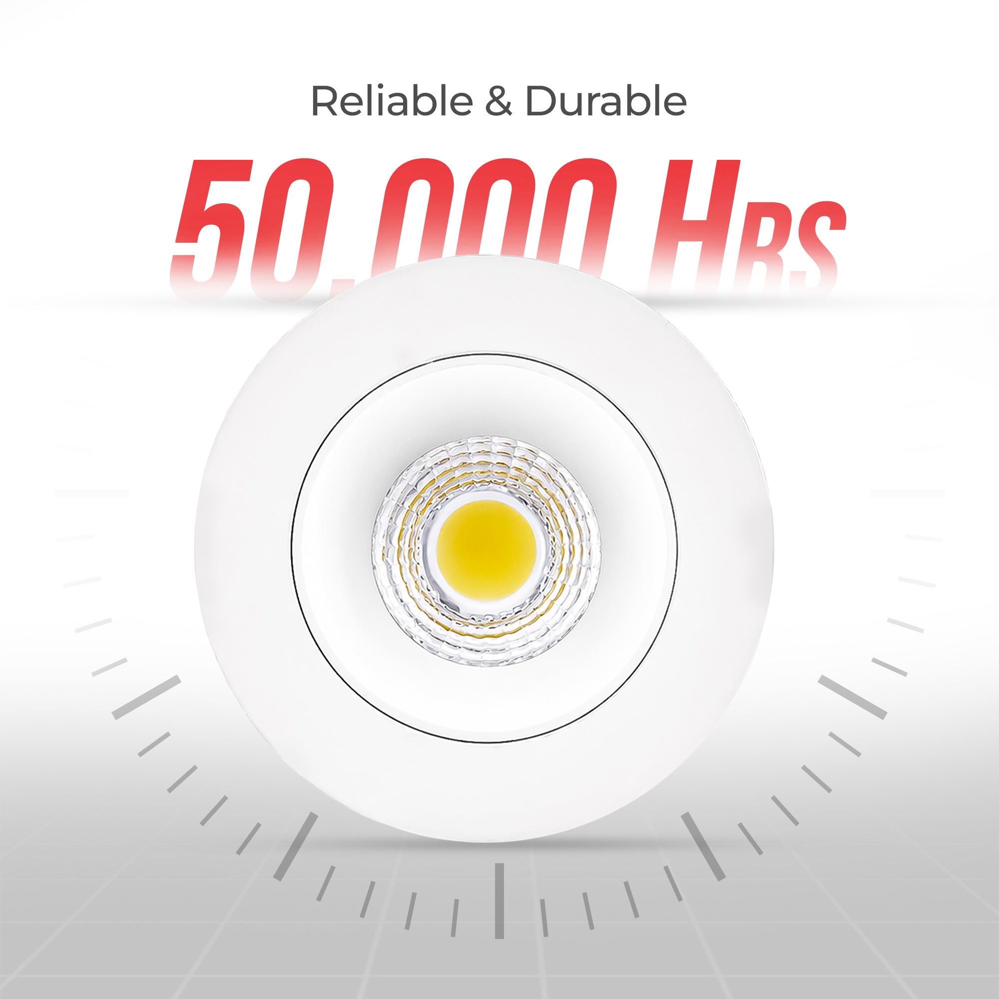 3" Architectural LED Recessed Downlight – COB, Selectable CCT, Round/Square