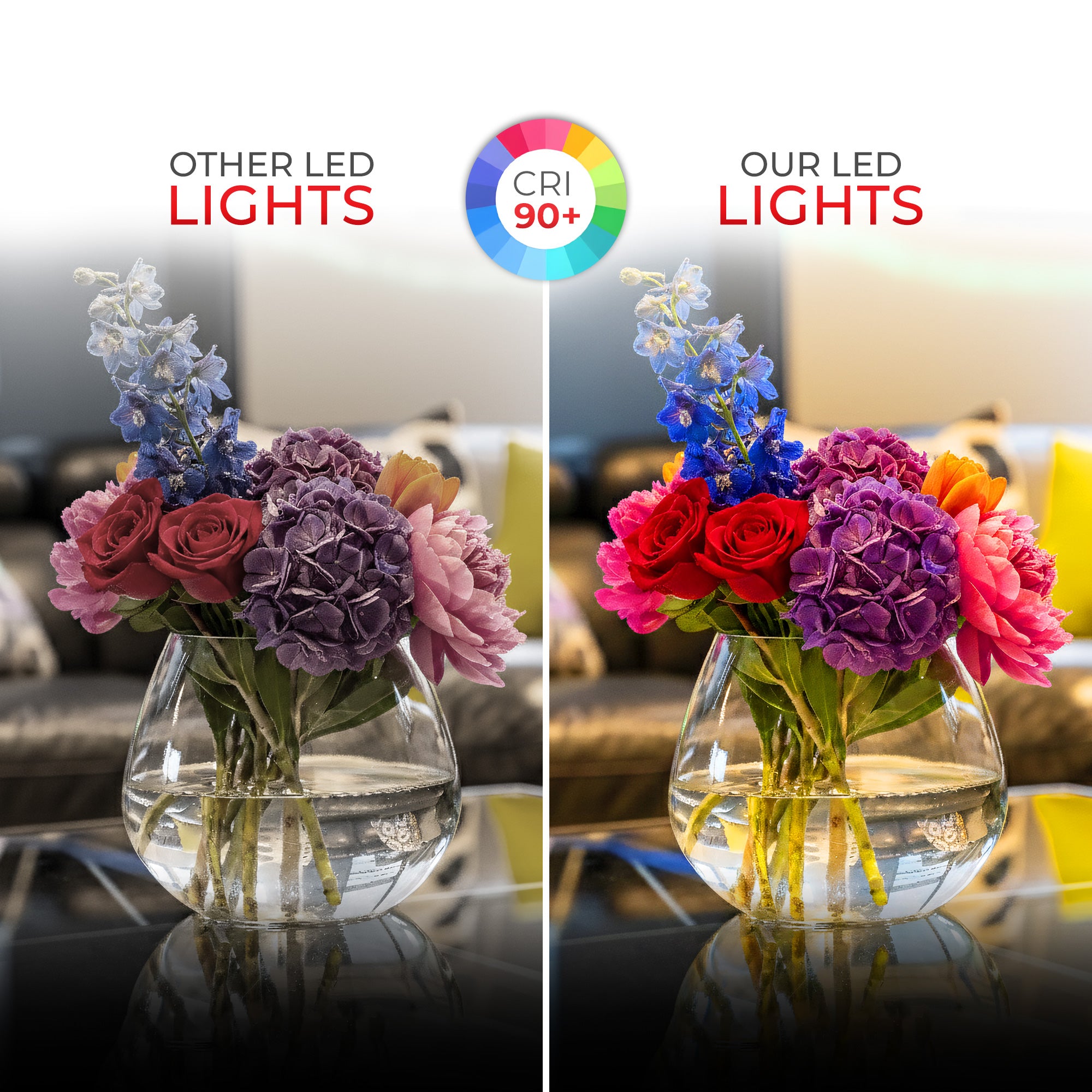 W-Series Static White DotFree COB LED Strip Light IP20 - UL Listed