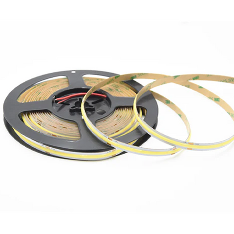 16.4ft COB LED Strip Light - Flexible Tape Light - IP20 - 12V - UL Listed