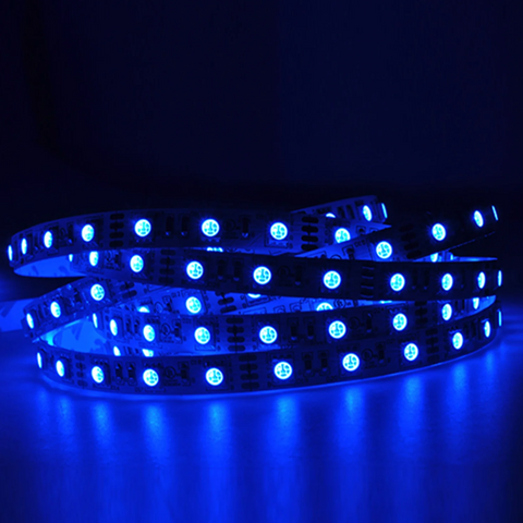 SMD 5050 Single Color 25ft LED Strip Light - 60leds/m, 12V, UL Listed, IP20