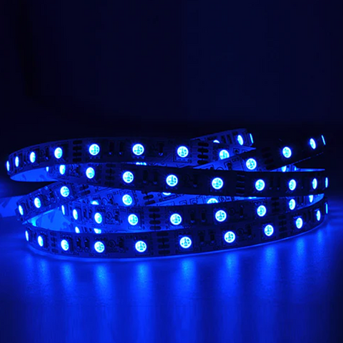 SMD 5050 RGB 25ft LED Strip Light - 60leds/m, 12V, UL Listed