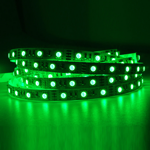 SMD 5050 Single Color 25ft LED Strip Light - 60leds/m, 12V, UL Listed, IP20