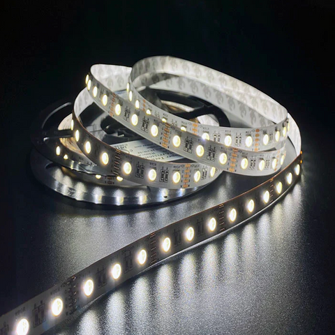 SMD 5050 25ft RGBW+CCT LED Strip Light - IP20, 60leds/m, 24V, UL Listed