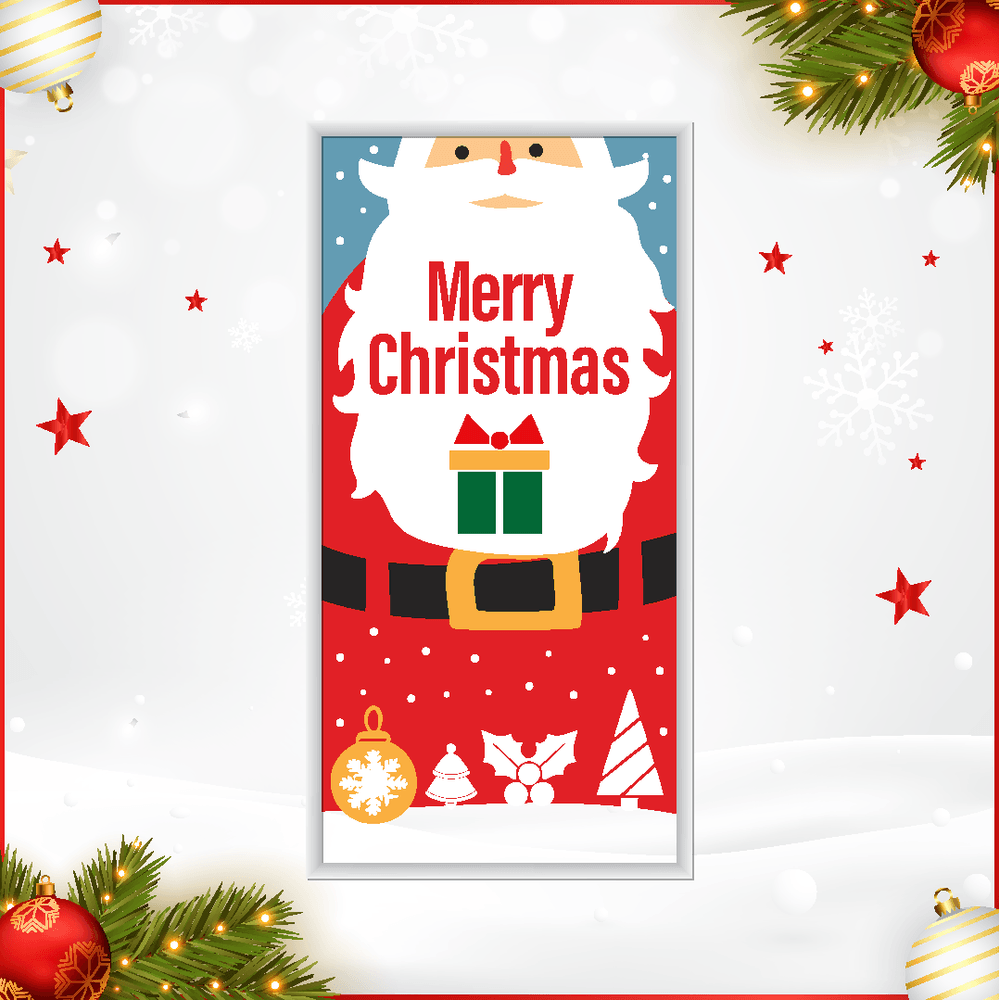 Premium Christmas-Themed LED Panel Light – Festive 2x4 Panels  25/30/40W Watt Selectable Flat Panel for Home & Business Décor 3CCT – ETL DLC Listed