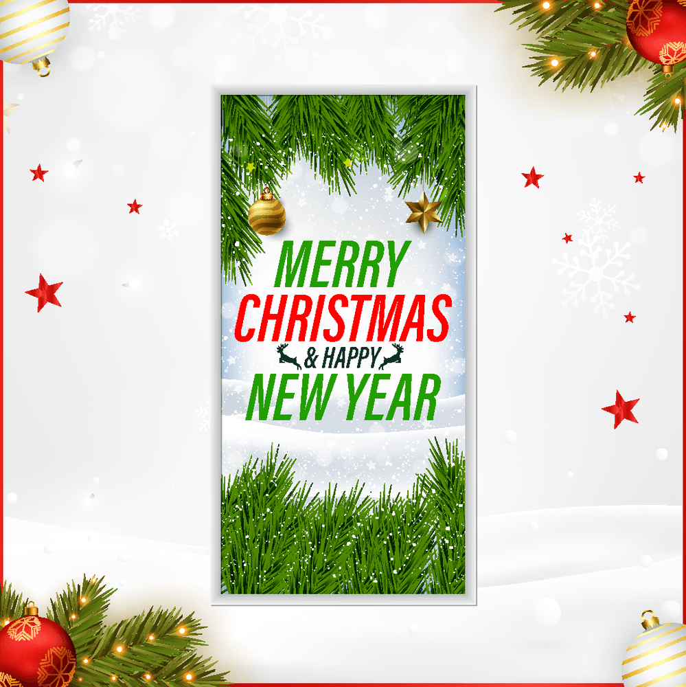 Premium Christmas-Themed LED Panel Light – Festive 2x4 Panels  25/30/40W Watt Selectable Flat Panel for Home & Business Décor 3CCT – ETL DLC Listed