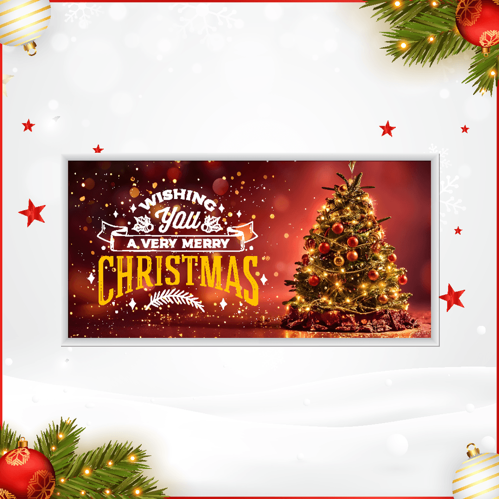Premium Christmas-Themed LED Panel Light – Festive 2x4 Panels  25/30/40W Watt Selectable Flat Panel for Home & Business Décor 3CCT – ETL DLC Listed