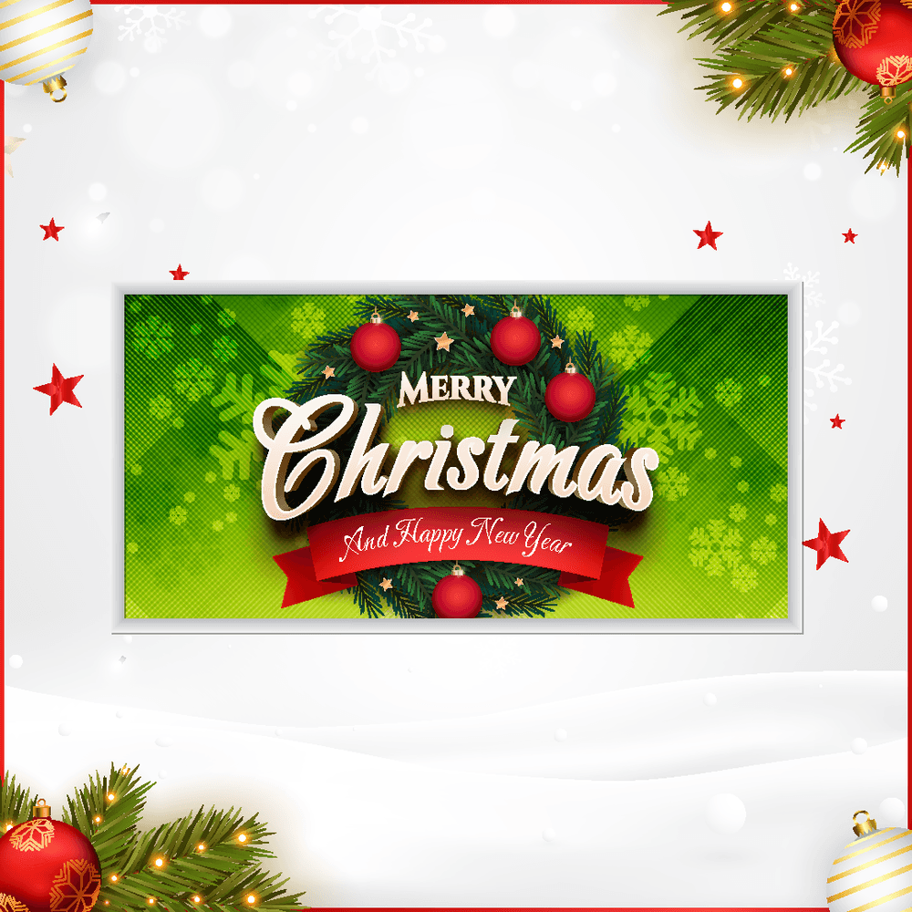 1x4, 2x4, 2x2-Christmas Design LED Panels – 25/30/40W Watt Selectable Flat Panel for Offices, C-Stores – 3CCT – ETL DLC Listed