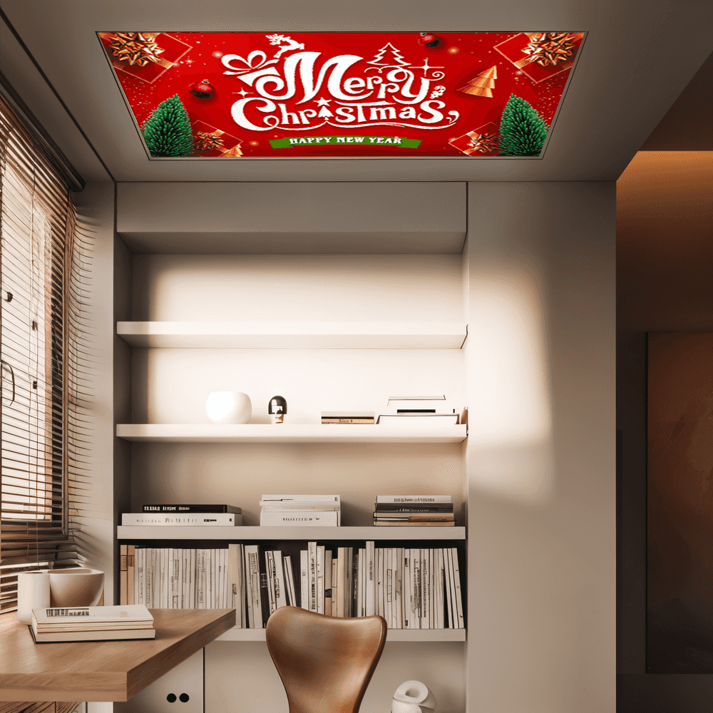 1x4, 2x4, 2x2-Christmas Design LED Panels – 25/30/40W Watt Selectable Flat Panel for Offices, C-Stores – 3CCT – ETL DLC Listed