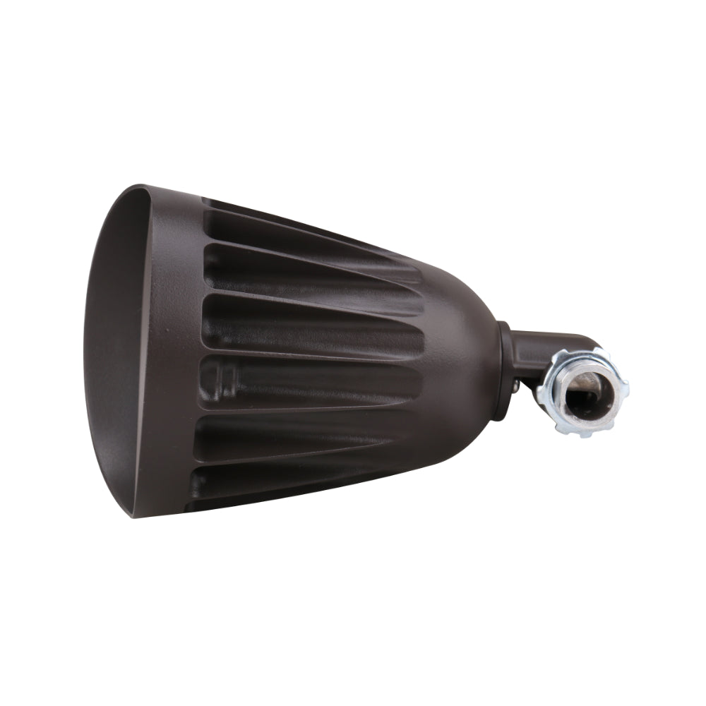25W Selectable LED Landscape Bullet Flood Light – 15/20/25W, 3CCT, Integrated Photocell, UL/DLC Listed