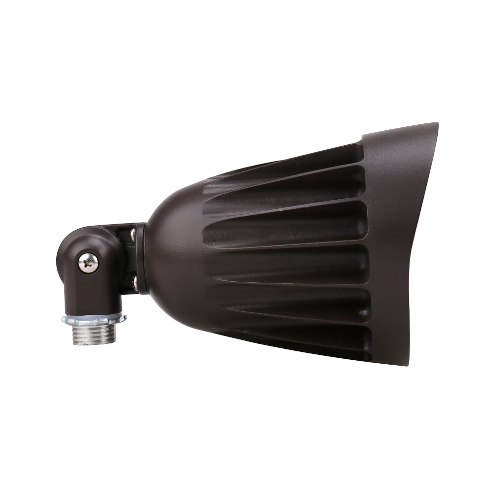 25W Selectable LED Landscape Bullet Flood Light – 15/20/25W, 3CCT, Integrated Photocell, UL/DLC Listed