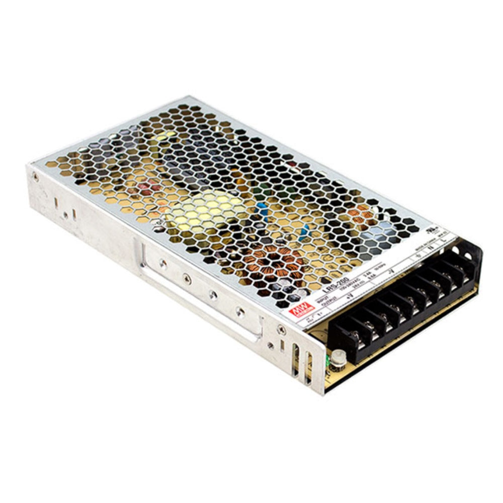 200W LRS-200 Mean Well Switching Power Supply, 12V / 24V DC Output