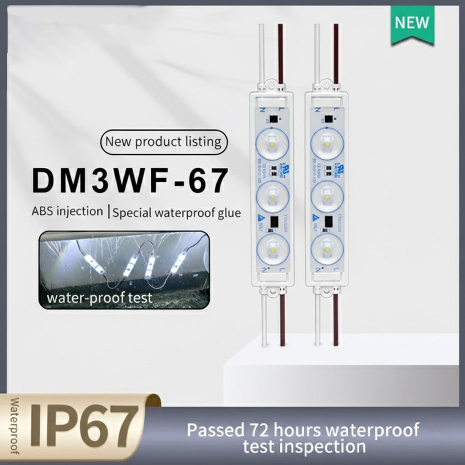 LED Modules - 3W 110V - IP65 - 100pcs Set