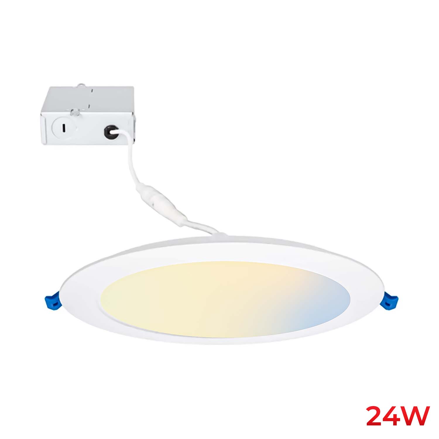 12 inch 24W LED Can Killer Ultra Thin Downlight - 1920 Lumens - 3CCT - ETL, ES Approved