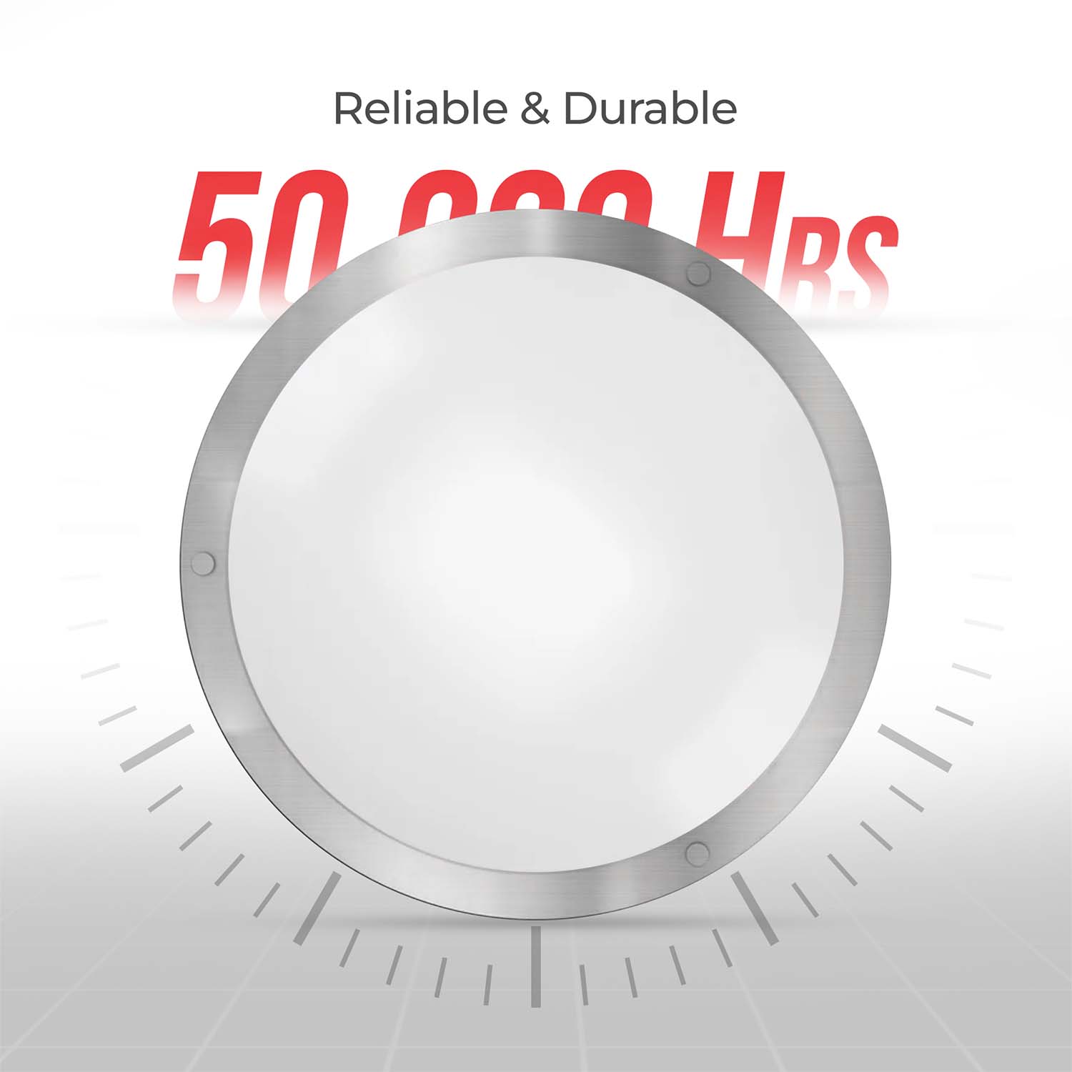 14" 20W Flush Mount Brushed Nickel Ceiling Light - 1400 lumens - 3CCT - ETL